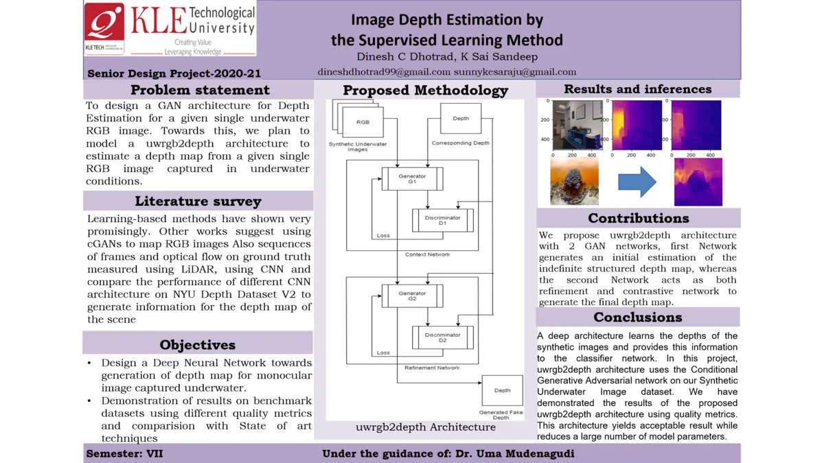 Underwater single-image depth estimation